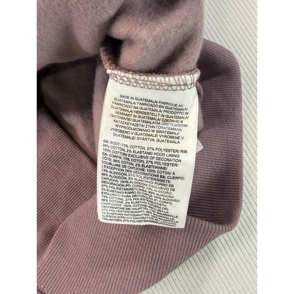 The North Face Men’s Pullover Hoodie Small Mauve Graphic Back Logo - Picture 7 of 8